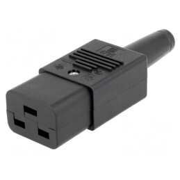 Conector Alimentare AC Mufă Mamă 16A 250V Drept | Electronic-mag.ro | Componente Electronice