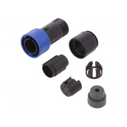 Conector Circular Mufă Tată 4 PIN Fără Contacte Pe Cablu | Electronic-mag.ro | Componente Electronice
