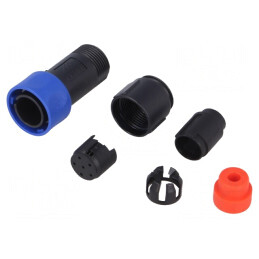 Conector Circular Mufă Tată 6 PIN Fără Contacte Pe Cablu | Electronic-mag.ro | Componente Electronice