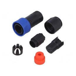 Conector Circular Mufă Mamă 6 PIN Fără Contacte Pe Cablu | Electronic-mag.ro | Componente Electronice