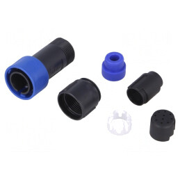 Conector Circular Mufă Tată 10 PIN Fără Contacte | Electronic-mag.ro | Componente Electronice