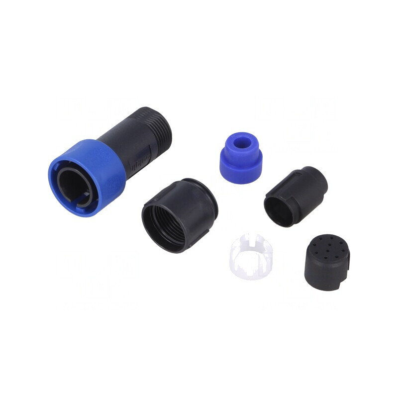 Conector Circular Mufă Tată 10 PIN Fără Contacte | Electronic-mag.ro | Componente Electronice