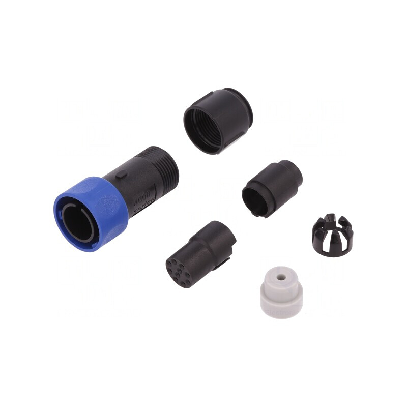 Conector Circular Mufă Mamă 10 PIN fără Contacte pe Cablu | Electronic-mag.ro | Componente Electronice