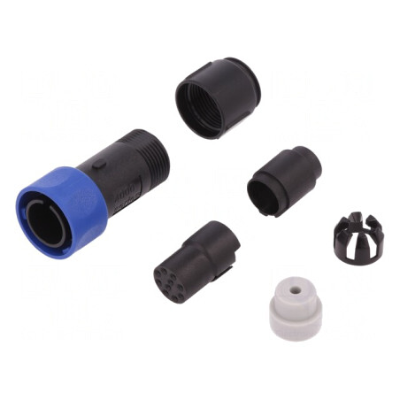 Conector Circular Mufă Mamă 10 PIN fără Contacte pe Cablu | Electronic-mag.ro | Componente Electronice
