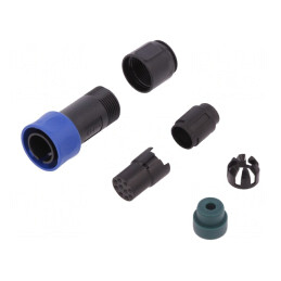 Conector Circular Mufă Mamă 10 PIN Fără Contacte Pe Cablu | Electronic-mag.ro | Componente Electronice