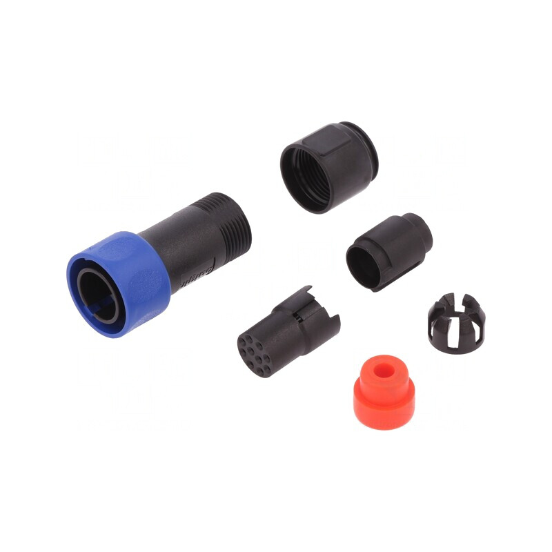 Conector Circular Mufă Mamă 10 PIN Fără Contacte Pe Cablu | Electronic-mag.ro | Componente Electronice