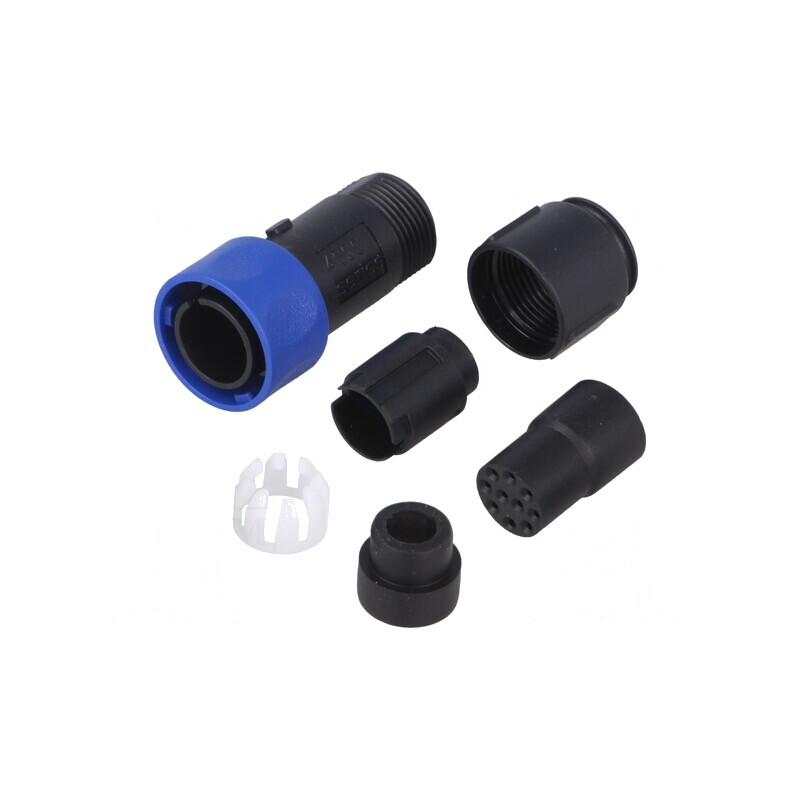 Conector Circular Mufă Mamă 10 PIN fără Contacte pe Cablu | Electronic-mag.ro | Componente Electronice