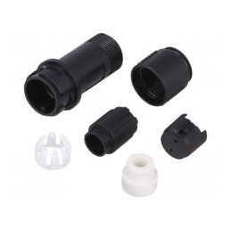 Conector Circular Mufă Tată 2 PIN Fără Contacte pe Cablu | Electronic-mag.ro | Componente Electronice