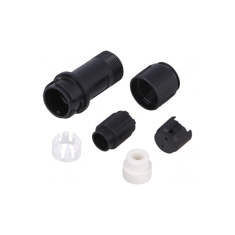 Conector Circular Mufă Tată 2 PIN Fără Contacte pe Cablu | Electronic-mag.ro | Componente Electronice