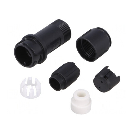 Conector Circular Mufă Tată 2 PIN Fără Contacte pe Cablu | Electronic-mag.ro | Componente Electronice