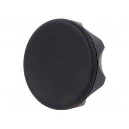 Buton de Reglare 56mm Negru M8 | Electronic-mag.ro | Componente Electronice
