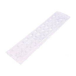 Lentilă LED Dreptunghiulară Plexiglass PMMA Transparentă | Electronic-mag.ro | Componente Electronice