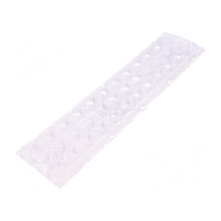 Lentilă LED Dreptunghiulară Plexiglass PMMA Transparentă | Electronic-mag.ro | Componente Electronice