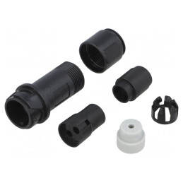 Conector Circular Mufă Mamă 2 PIN Fără Contacte Pe Cablu | Electronic-mag.ro | Componente Electronice