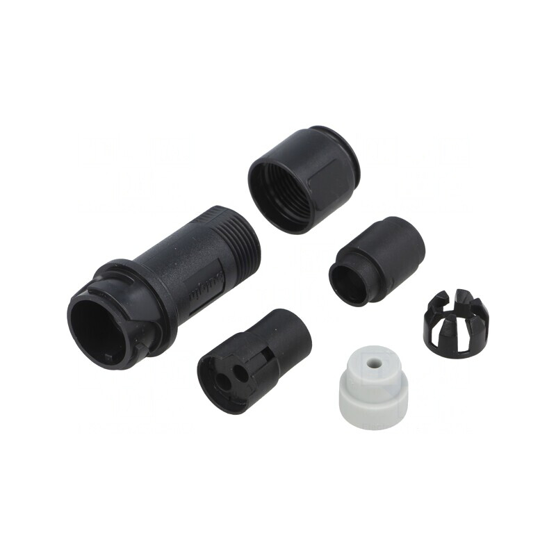 Conector Circular Mufă Mamă 2 PIN Fără Contacte Pe Cablu | Electronic-mag.ro | Componente Electronice