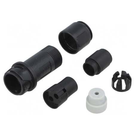 Conector Circular Mufă Mamă 2 PIN Fără Contacte Pe Cablu | Electronic-mag.ro | Componente Electronice
