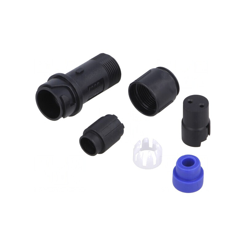 Conector Circular Mufă Mamă 2 PIN fără Contacte pe Cablu | Electronic-mag.ro | Componente Electronice