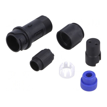 Conector Circular Mufă Mamă 2 PIN fără Contacte pe Cablu | Electronic-mag.ro | Componente Electronice