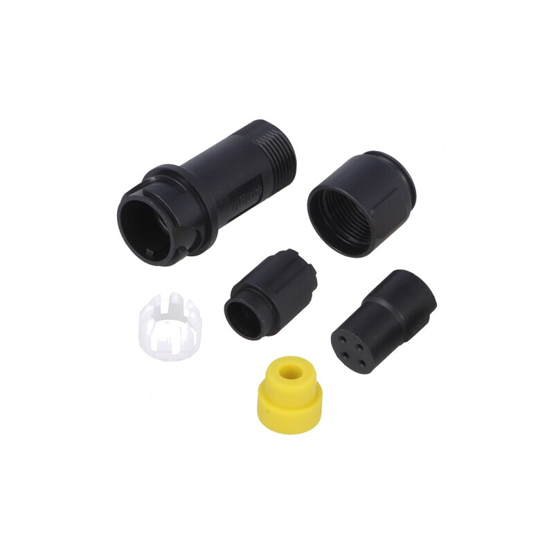 Conector Circular Mufă Mamă 4 PIN Fără Contacte pe Cablu | Electronic-mag.ro | Componente Electronice Conector Circular Mufă Mamă 4 PIN Fără Contacte pe Cablu | Electronic-mag.ro | Componente Electronice