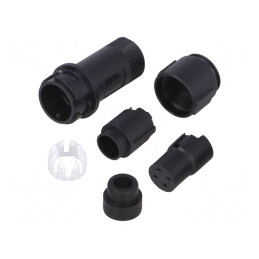 Conector Circular Mufă Mamă 4 PIN Fără Contacte | Electronic-mag.ro | Componente Electronice