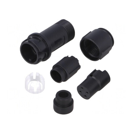 Conector Circular Mufă Mamă 4 PIN Fără Contacte | Electronic-mag.ro | Componente Electronice