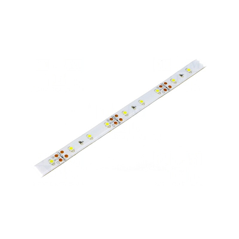 Bandă LED alb rece 12V 60 LED/m 10mm PCB maro | Electronic-mag.ro | Componente Electronice