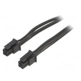 Cablu Micro-Fit 3.0 Mamă-Mamă 4 PIN 0,8m PVC | Electronic-mag.ro | Componente Electronice