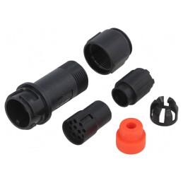 Conector Circular Mufă Mamă 10 PIN Fără Contacte Pe Cablu | Electronic-mag.ro | Componente Electronice