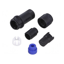 Conector Circular Mamă 10 PIN Fără Contacte | Electronic-mag.ro | Componente Electronice