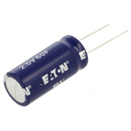 Supercondensator THT 60F 2.5VDC Ø18x42mm | Electronic-mag.ro | Componente Electronice
