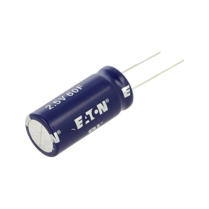 Supercondensator THT 60F 2.5VDC Ø18x42mm | Electronic-mag.ro | Componente Electronice