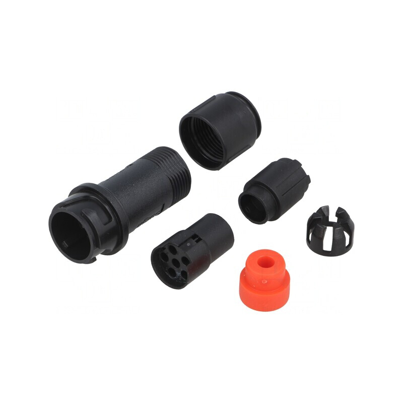 Conector Circular Mufă Mamă 6 PIN Fără Contacte Pe Cablu | Electronic-mag.ro | Componente Electronice