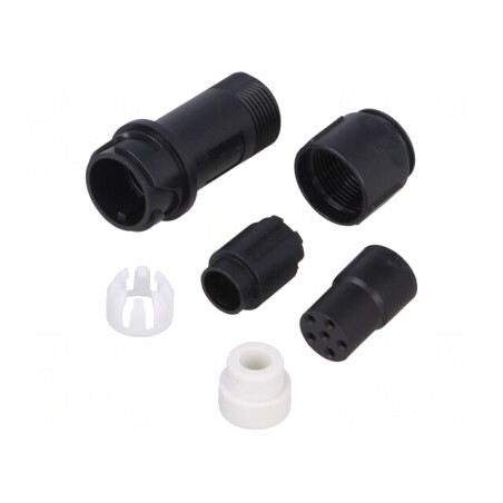 Conector Circular Mufă Mamă 6 PIN fără Contacte | Electronic-mag.ro | Componente Electronice
