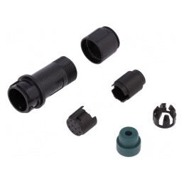 Conector Circular Mufă Tată 10 PIN fără Contacte pe Cablu | Electronic-mag.ro | Componente Electronice