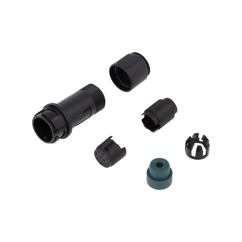 Conector Circular Mufă Tată 10 PIN fără Contacte pe Cablu | Electronic-mag.ro | Componente Electronice