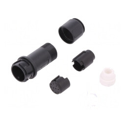 Conector Circular Mufă Tată 10 PIN Fără Contacte pe Cablu | Electronic-mag.ro | Componente Electronice