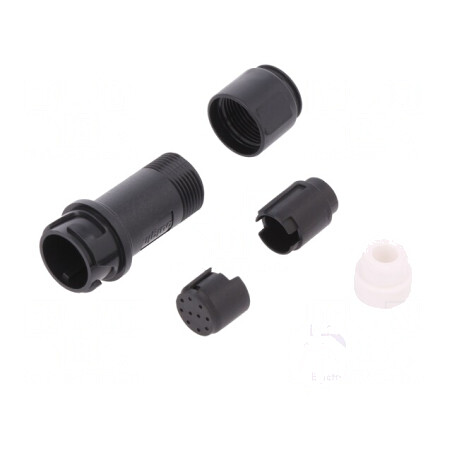 Conector Circular Mufă Tată 10 PIN Fără Contacte pe Cablu | Electronic-mag.ro | Componente Electronice
