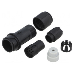 Conector Circular Mufă Mamă 10 PIN fără Contacte | Electronic-mag.ro | Componente Electronice