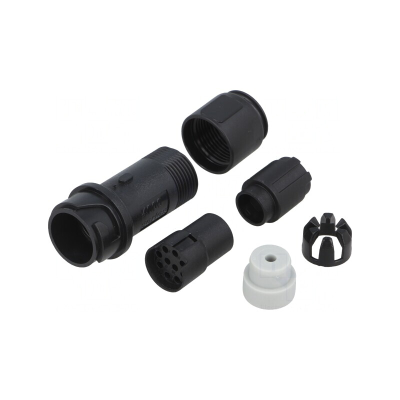 Conector Circular Mufă Mamă 10 PIN fără Contacte | Electronic-mag.ro | Componente Electronice