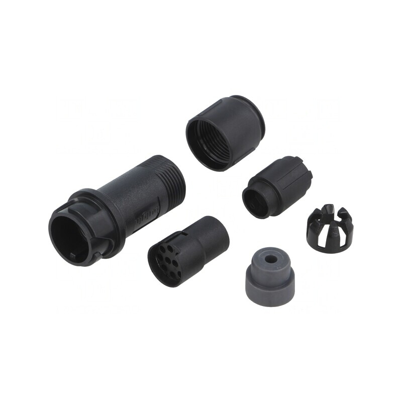Conector Circular Mufă Mamă 10 PIN fără Contacte pe Cablu | Electronic-mag.ro | Componente Electronice