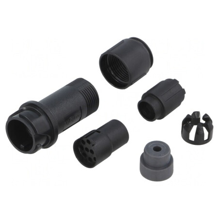 Conector Circular Mufă Mamă 10 PIN fără Contacte pe Cablu | Electronic-mag.ro | Componente Electronice