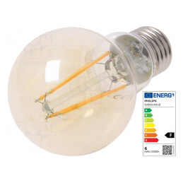 Lampă LED E27 5,5W 2500K Alb Cald | Electronic-mag.ro | Componente Electronice