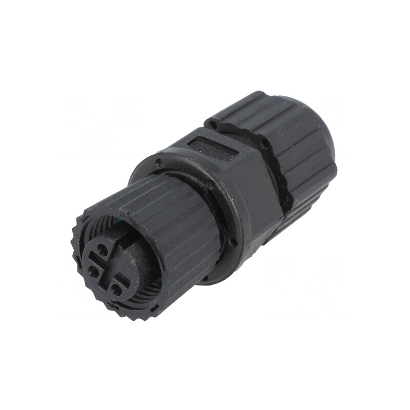 Mufă M12 3-PIN Mamă IP68 Pe Cablu | Electronic-mag.ro | Componente Electronice