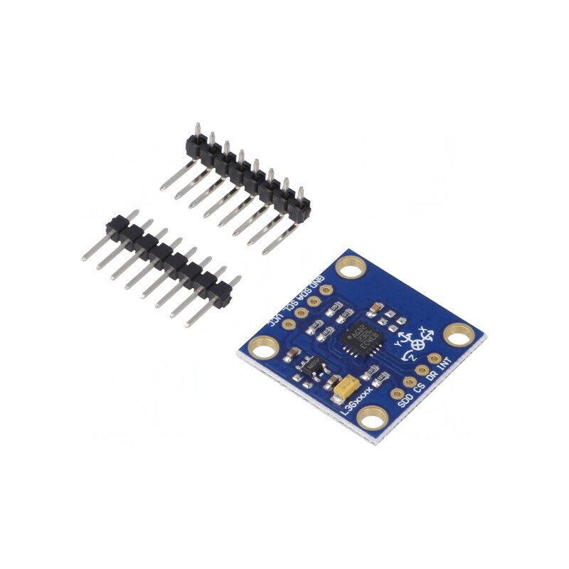 Senzor Giroscop 3-5VDC I2C/SPI L3GD20 | Electronic-mag.ro | Componente Electronice