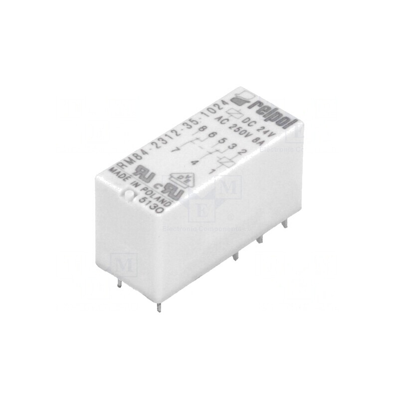 Releu Electromagnetic DPDT 24VDC 8A PCB | Electronic-mag.ro | Componente Electronice Releu Electromagnetic DPDT 24VDC 8A PCB | Electronic-mag.ro | Componente Electronice