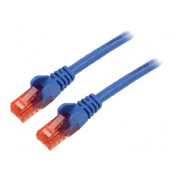 Patch Cord Ethernet UTP Cat6 Albastru 15m | Electronic-mag.ro | Componente Electronice