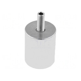 Magnet fix neodim 20mm 12N 8mm oțel | Electronic-mag.ro | Componente Electronice