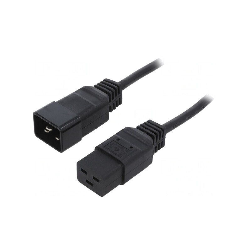 Cablu Alimentare 1,5m IEC C19 la IEC C20 16A Negru | Electronic-mag.ro | Componente Electronice Cablu Alimentare 1,5m IEC C19 la IEC C20 16A Negru | Electronic-mag.ro | Componente Electronice