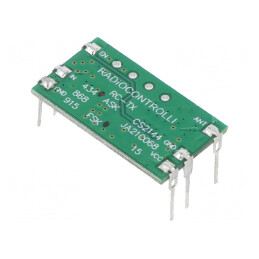 RF Emitter FM FSK 433.92MHz 2.2-3.6V 10dBm THT 21mA