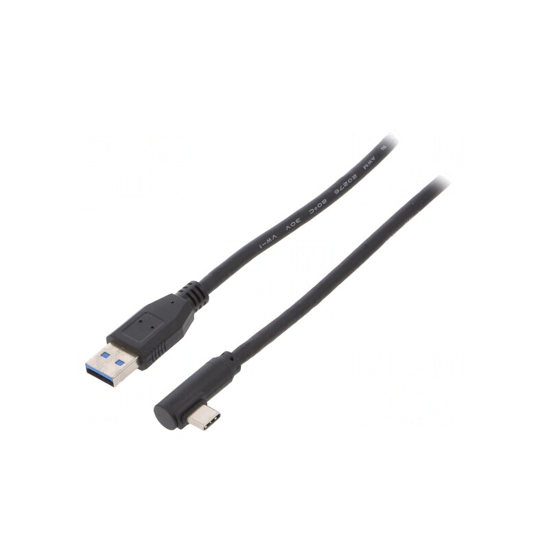Cablu USB 3.0 A la C unghi 0,5m negru | Electronic-mag.ro | Componente Electronice Cablu USB 3.0 A la C unghi 0,5m negru | Electronic-mag.ro | Componente Electronice